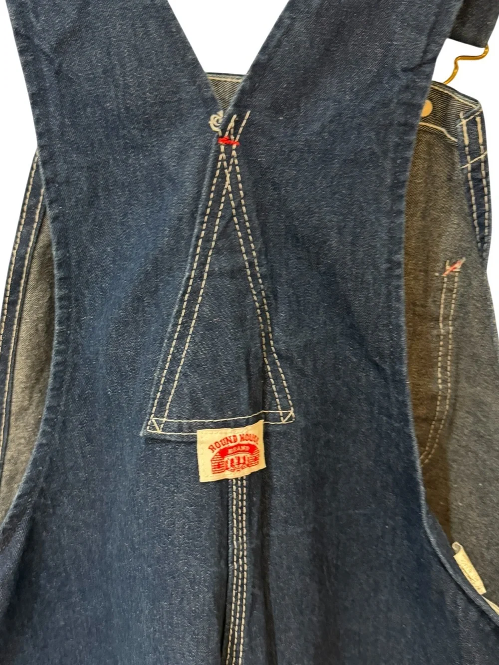 Classic Dark Blue Roundhouse Men's Denim Overalls 40x30